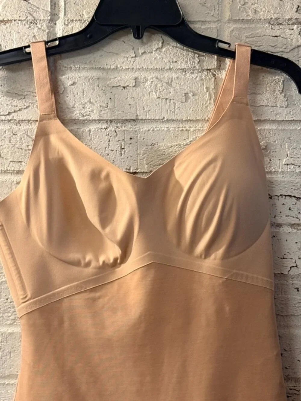 Women's Nude Shapewear Bodysuit Seamless Tummy Control Adjustable Straps